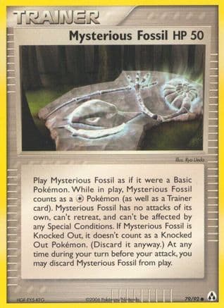Mysterious Fossil 79/92 - Legend Maker Reverse Holofoil