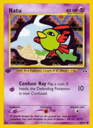 Natu 059/75 - Neo Discovery 1st Edition