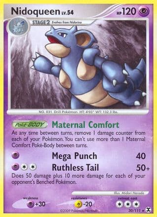 Nidoqueen - Reverse Holofoil Rising Rivals - Rare