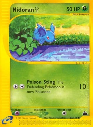 Nidoran F 82/144 - Skyridge Reverse Holofoil