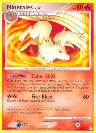 Ninetales/123 Mysterious Treasures - Rare