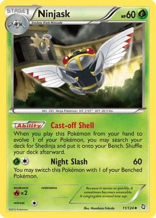 Ninjask - Reverse Holofoil Dragons Exalted - Uncommon