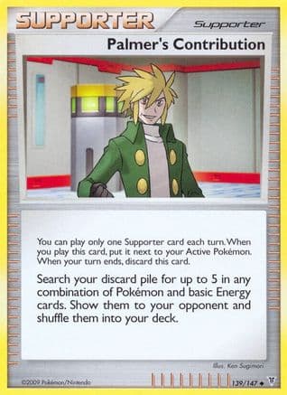 Palmer's Contribution - Reverse Holofoil Supreme Victors - Uncommon