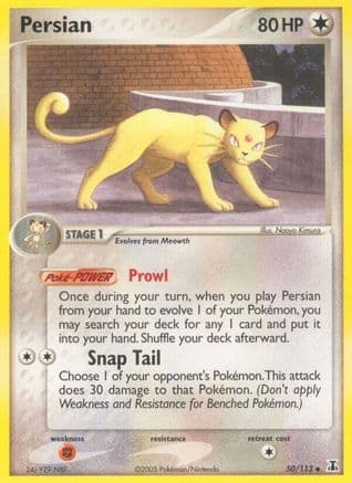Persian 050/113 - Delta Species Reverse Holofoil
