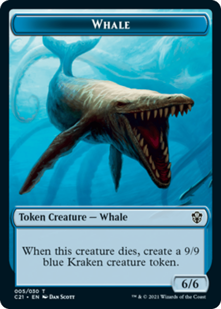 Whale (TC21-005) - Commander 2021 Tokens