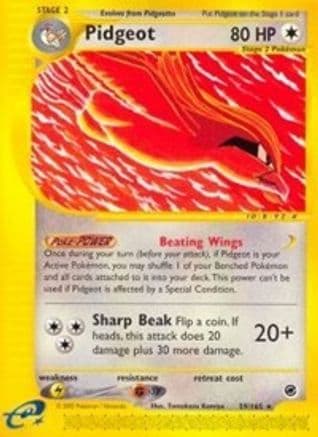 Pidgeot 59/165 - Expedition Reverse Holofoil