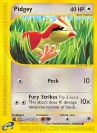 Pidgey 123/165 - Expedition Reverse Holofoil