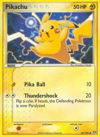 Pikachu 060 Emerald - Common