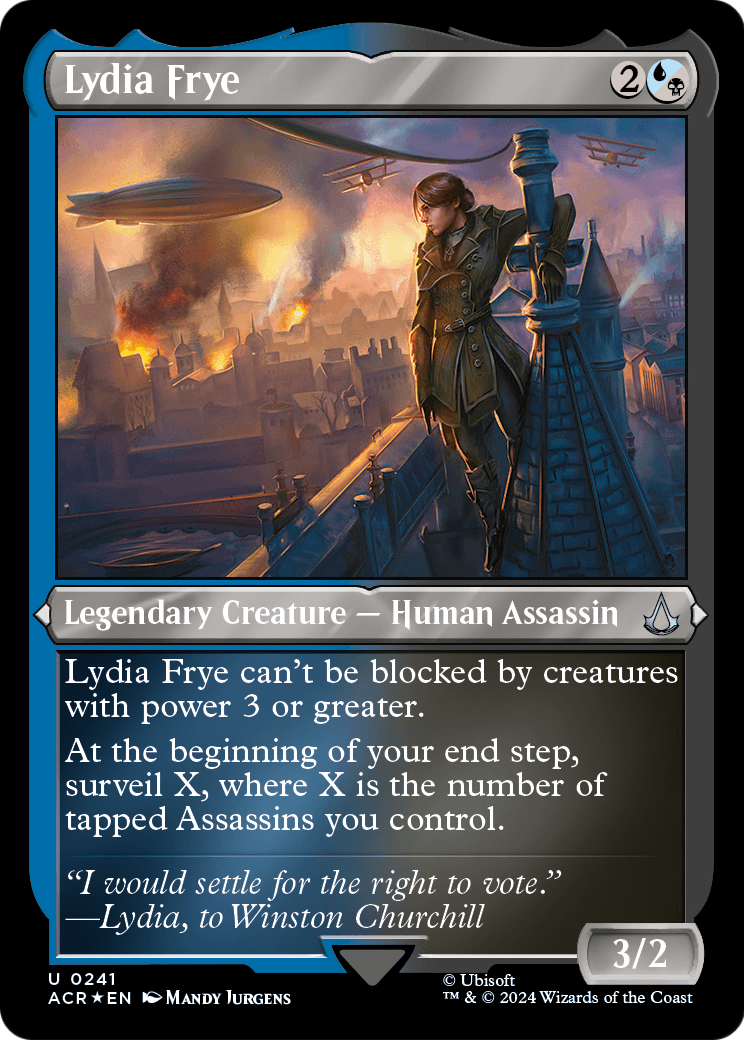 Lydia Frye (ACR-241) - Assassin's Creed Etched Foil