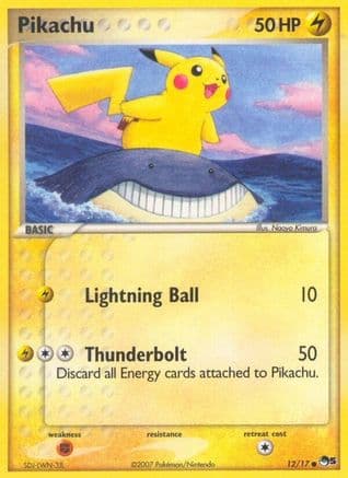 Pikachu 12/017 - POP Series 5 Holofoil