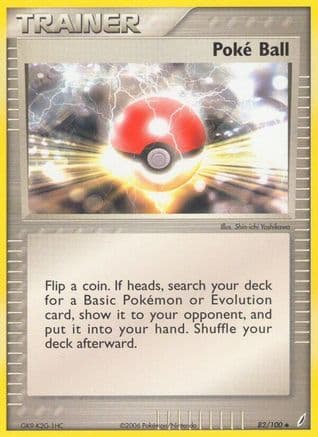 Poke Ball 82/100 - Crystal Guardians Reverse Holofoil