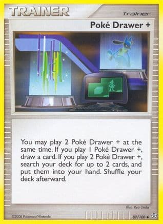 Poke Drawer + 089/100 - Stormfront Reverse Holofoil