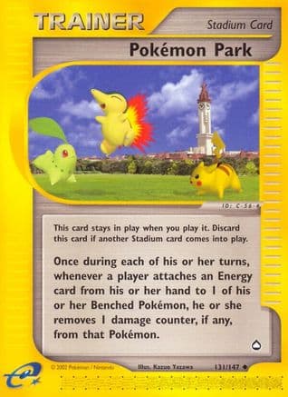 Pokemon Park - Reverse Holofoil Aquapolis - Uncommon