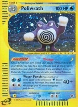 Poliwrath 24/165 - Expedition Reverse Holofoil