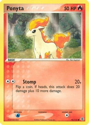 Ponyta 076/112 - FireRed & LeafGreen Reverse Holofoil