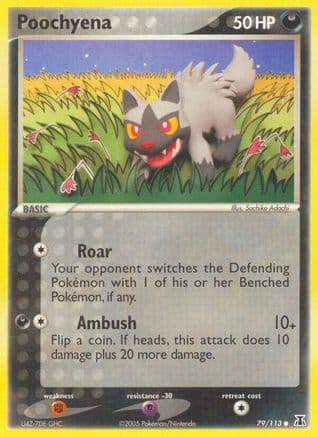 Poochyena - Reverse Holofoil Delta Species - Common