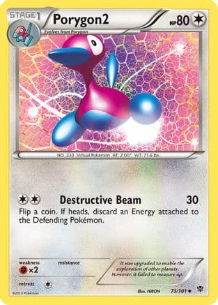 Porygon2 - Reverse Holofoil Plasma Blast - Uncommon