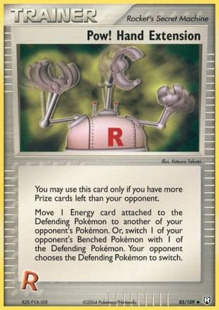 Pow! Hand Extension 085/109 - Team Rocket Returns Reverse Holofoil