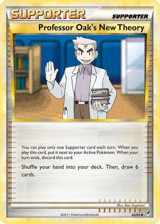 Professor Oak's New Theory 083 - Reverse Holofoil Call of Legends - Uncommon