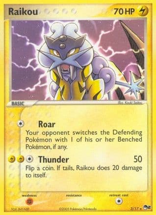 Raikou 3/017 - POP Series 2 Holofoil