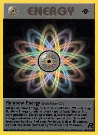 Rainbow Energy 080/82 - Team Rocket 1st Edition