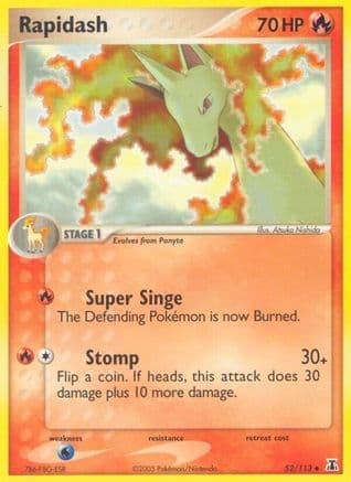 Rapidash 052/113 - Delta Species Reverse Holofoil
