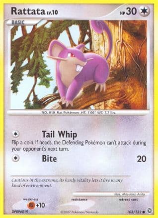 Rattata 103/132 - Secret Wonders Reverse Holofoil