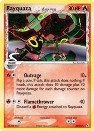 Rayquaza (Delta Species) 26/110 - Holon Phantoms Reverse Holofoil