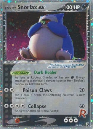 Rocket's Snorlax ex - Holofoil Team Rocket Returns - Ultra Rare