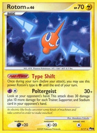 Rotom - Holofoil POP Series 9 - Rare
