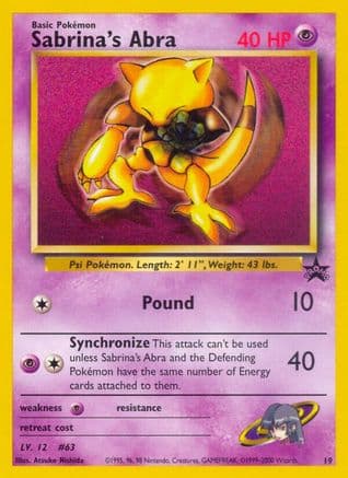 Sabrina's Abra 019/53 - WoTC Promo