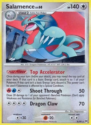 Salamence 008/99 - Arceus Reverse Holofoil