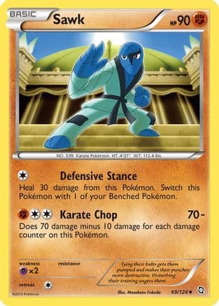 Sawk 69/124 - Dragons Exalted Reverse Holofoil