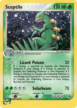 Sceptile 11/109 - Ruby and Sapphire Reverse Holofoil