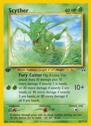 Scyther 046/75 - Neo Discovery 1st Edition