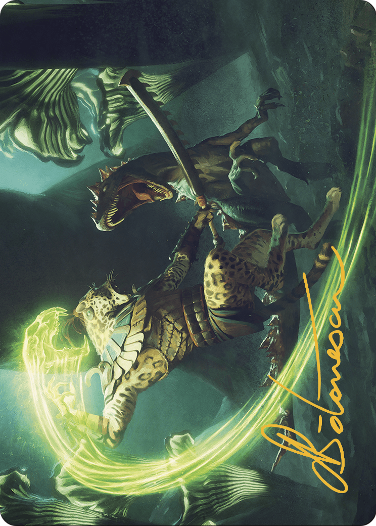 Contest of Claws // Contest of Claws (ALCI-072) - The Lost Caverns of Ixalan Art Series (Borderless)
