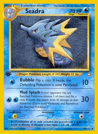 Seadra 048/111 - Neo Genesis 1st Edition