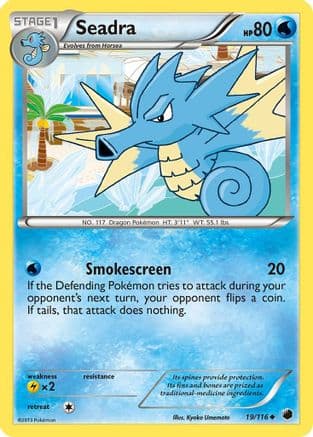 Seadra - Reverse Holofoil Plasma Freeze - Uncommon