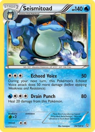 Seismitoad - Reverse Holofoil Dragons Exalted - Rare