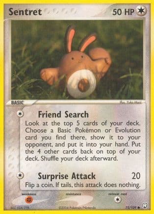 Sentret 075/109 - Team Rocket Returns Reverse Holofoil