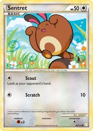 Sentret 080/123 - HeartGold SoulSilver