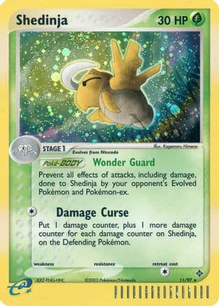 Shedinja - Reverse Holofoil Dragon - Holo Rare