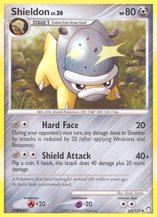 Shieldon 063 - Reverse Holofoil Mysterious Treasures - Uncommon