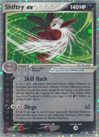 Shiftry ex - Holofoil Power Keepers - Ultra Rare