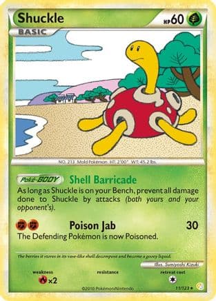 Shuckle - HeartGold SoulSilver Holofoil