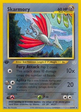 Skarmory 023 - 1st Edition Neo Revelation - Rare