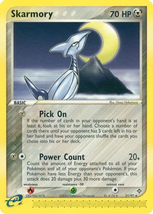 Skarmory 021/97 - Dragon Reverse Holofoil