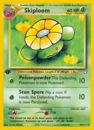 Skiploom 049/111 - Neo Genesis 1st Edition