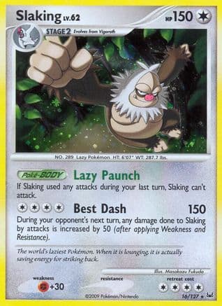 Slaking - Holofoil Platinum - Holo Rare