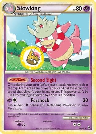 Slowking - Reverse Holofoil Call of Legends - Rare